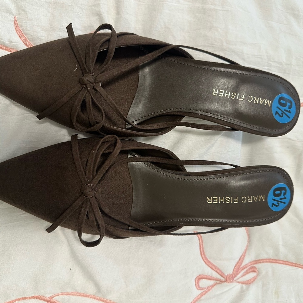 Marc Fisher Dark Brown Women's Flats